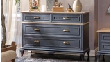 Angelic Dark Wide Chest of Drawers
