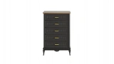 Angelic Dark Narrow Chest of Drawers