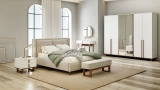 Calina Bedstead 160 cm Beige