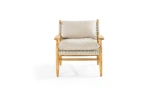 Carla Wooden Rope Armchair