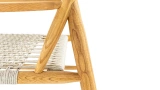 Carla Wooden Rope Armchair
