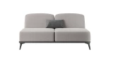 Codiva Armless Two-Seater Sofa