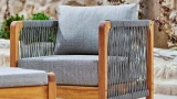Loky Wooden Rope Single Sofa