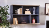 Angelic Dark TV Unit Wall Mounted Shelf Module