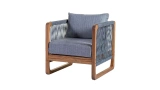 Loky Wooden Rope Single Sofa