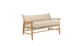 Carla Wooden Rope Double Seat