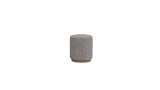 Lionte Make-up Table Pouf Gray Fabric