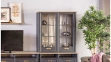 Angelic Dark TV Unit Wall Mounted Display Cabinet