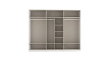 Noira 6-Door Wardrobe with Mirror