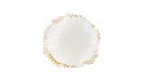 Ruffle Cream Round Cushion