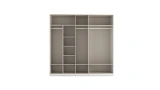 Noira 5-Drawer White Wardrobe