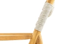 Carla Wooden Rope Armchair