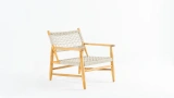 Carla Wooden Rope Armchair