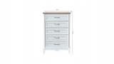 Angelic Narrow Chest of Drawers