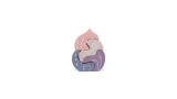 Waldorf Wooden Coral Toy - Lilac