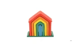 Waldorf Wooden Rainbow House Toy
