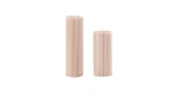 Lovisa Brown 2 pcs Cylinder Candle Set