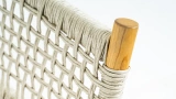 Carla Wooden Rope Armchair