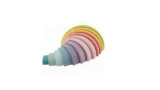 Waldorf 12 Piece Wooden Rainbow Stacker Toy