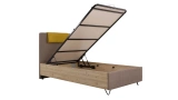 Lime Storage Bedstead with Headboard 100 cm