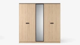Grid 5 Door Wardrobe