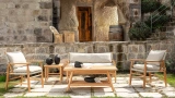 Carla Wooden Rope Armchair
