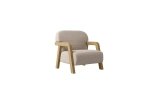Bohemia Wooden Arm Armchair