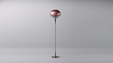Berry Floor Lamp - Anthracite Headboard
