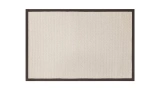 Beige Black Border Halı - 160x230 cm