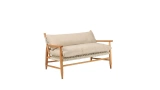 Carla Wooden Rope 2-Seater Sofa