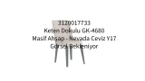 Lionel Senta Chair - Nevada Walnut Legs - Grey Fabric