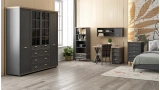Angelic Dark 4 Door Wardrobe