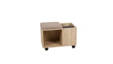 Lime Pouf on wheels
