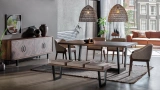 Hardy Bench / Pouf Cream Fabric