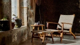 Freya Iconic Garden Accent Chair and Footstool