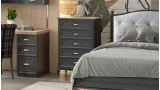 Angelic Dark Narrow Chest of Drawers