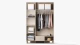 Pine 3-Door Wardrobe
