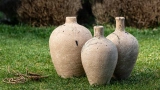 Soft Cream Terracotta Cube - Small