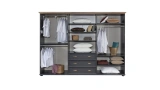 Angelic Dark 6 Door Wardrobe