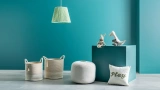 Capy Ecru Knitting Basket - Small
