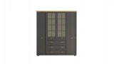 Angelic Dark 4 Door Wardrobe