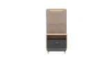 Lime Nightstand with headboard