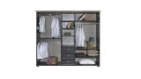 Angelic Dark 5 Door Wardrobe