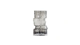 Strada Gray Glass Vase