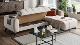 Beige Black Border Carpet 160x230