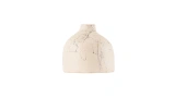 Soft Cream Ceramic Vase Small