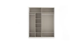 Noira 4-Door White Wardrobe
