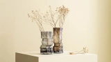 Strada Brown Glass Vase