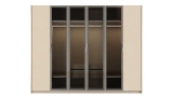 Noven 6 Door Wardrobe Smoked Reflective Glass