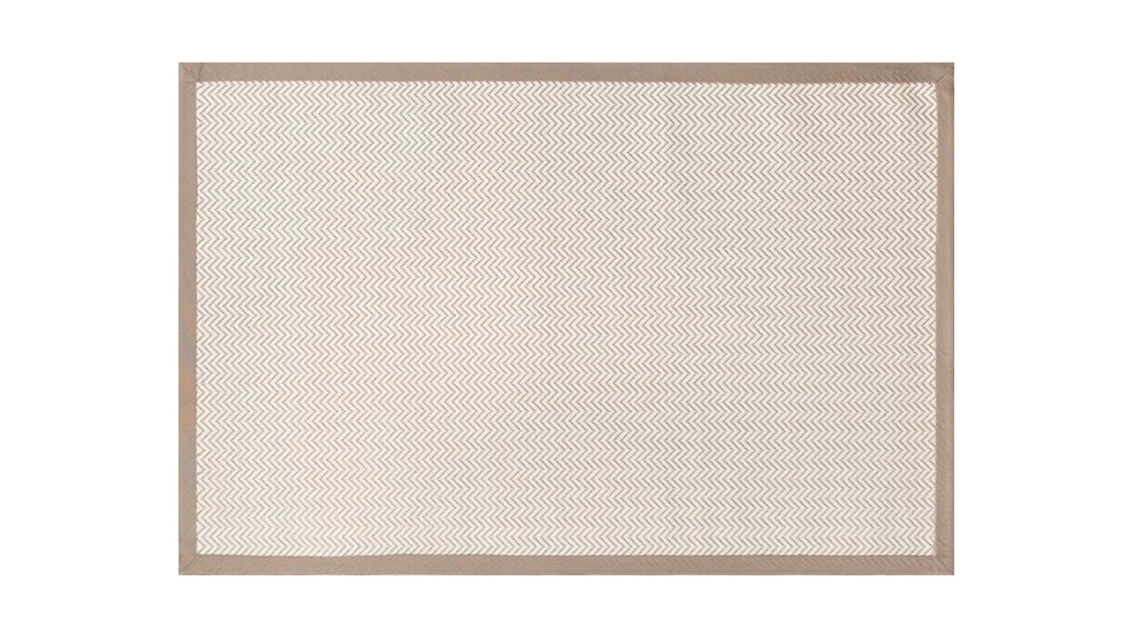 Beige Border Halı - 200x290 cm